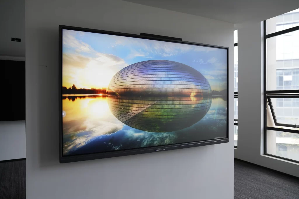 Interactive flat panel